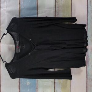Polly & Esther Black Blouse